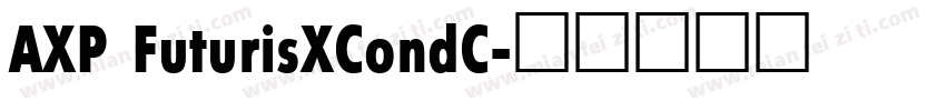 AXP FuturisXCondC字体转换